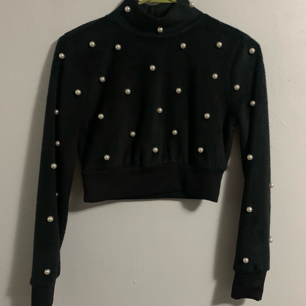 Urban outfitters beaded, back cutout sweater.